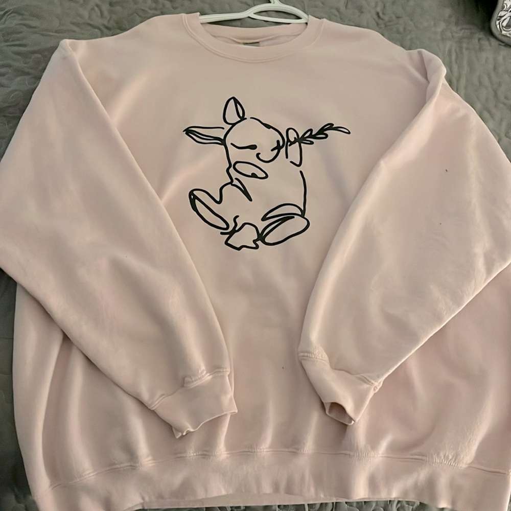 Pink Easter Bunny Sweatshirt